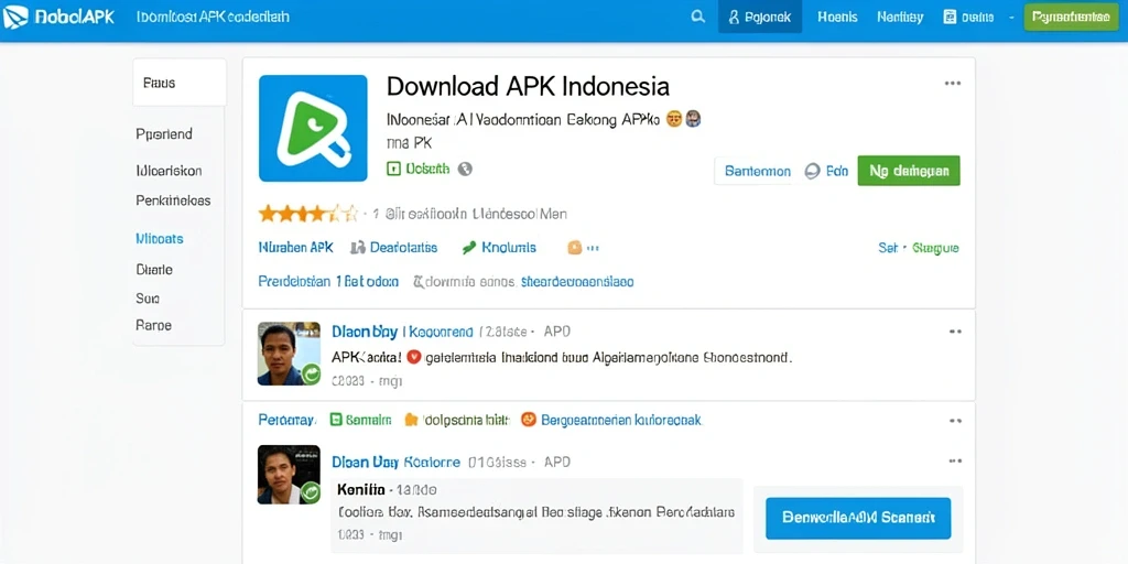 Tampilan awal antarmuka pengguna yang menarik.