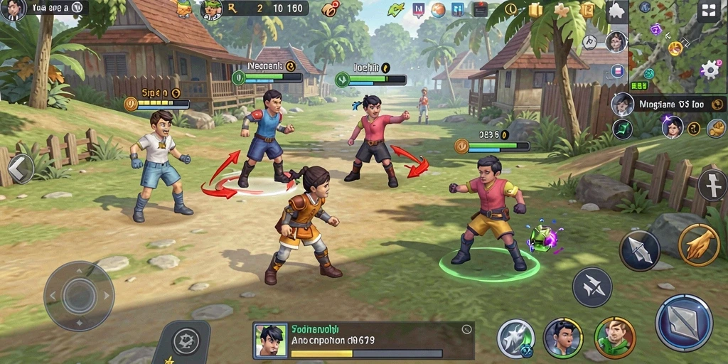 Tangkapan layar menunjukkan grafis yang menawan dari game.