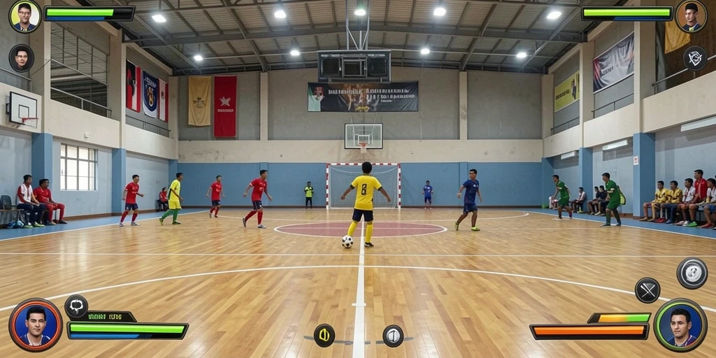 Screenshot menampilkan karakter utama dalam aksi.
